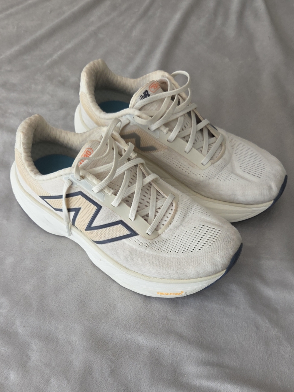 New Balance 1080 Sneakers, Size 10, White